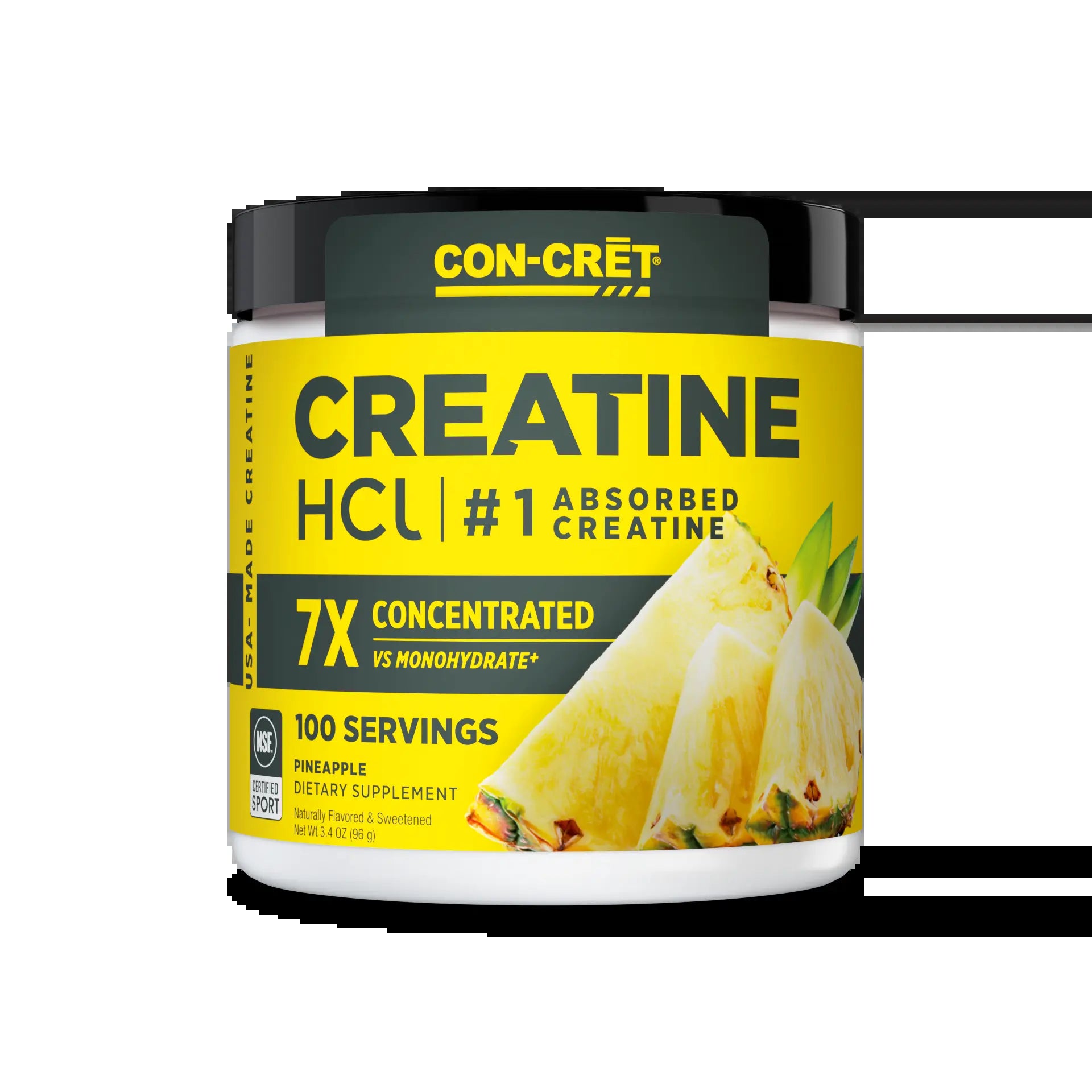 CON-CRĒT® Creatine Hcl Powder - Flavored Sports Nutrition Fitness