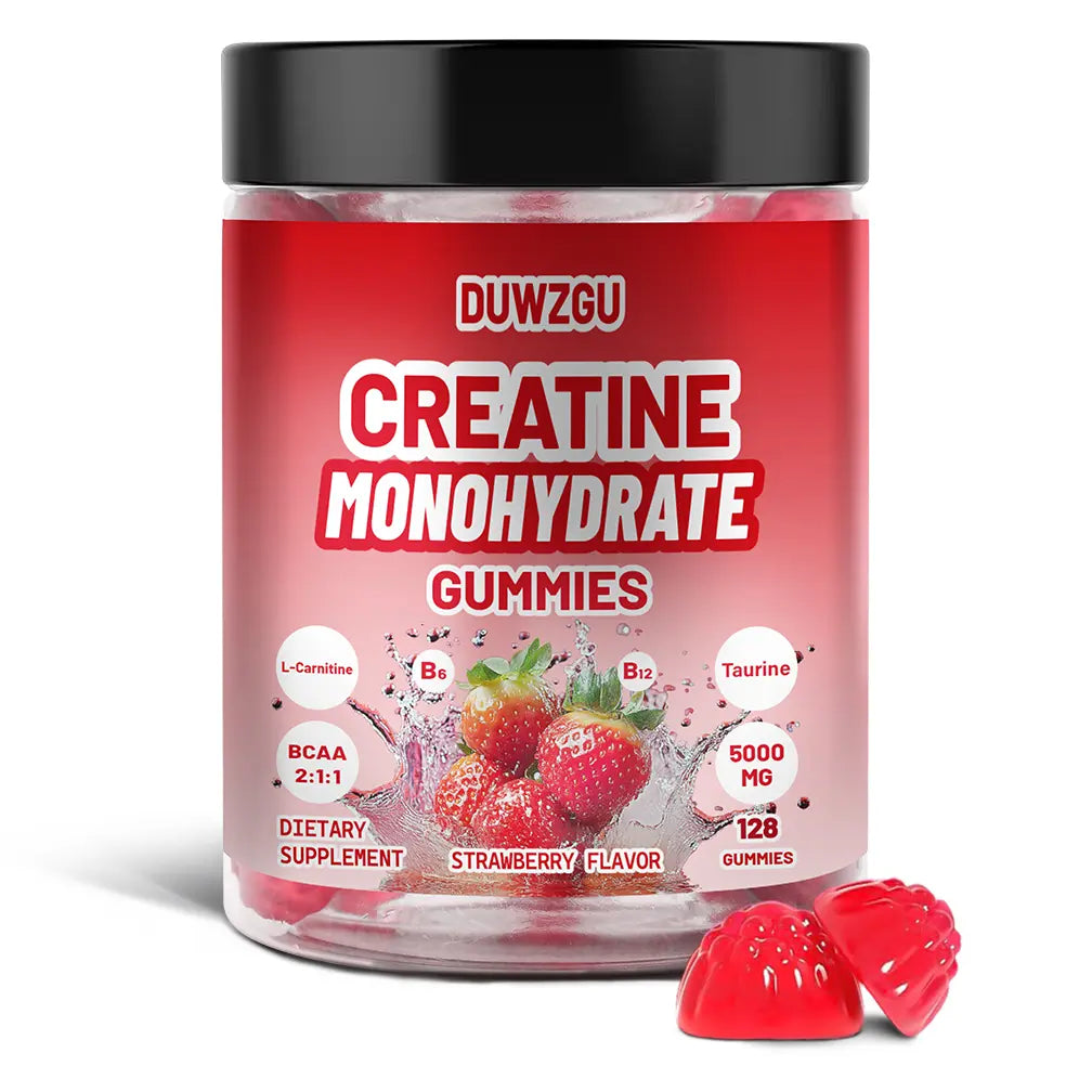 Creatine Gummies Bulk Tub 128Ct (450G) – Power & Strength Booster, Performance Enhancer, Fast Recovery & Muscle Growth Pre-Workout Supplement