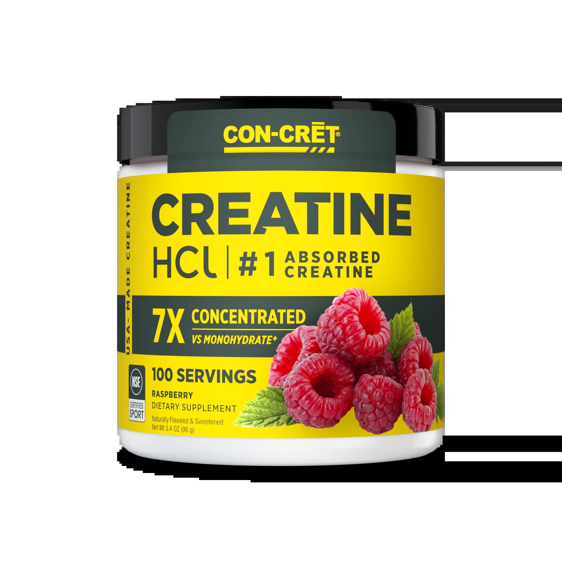 CON-CRĒT® Creatine Hcl Powder - Flavored Sports Nutrition Fitness